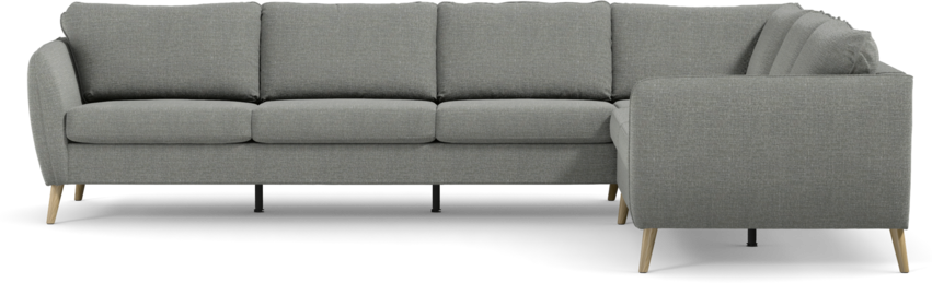 County - Hörnsoffa, 3+2-sits - Grå