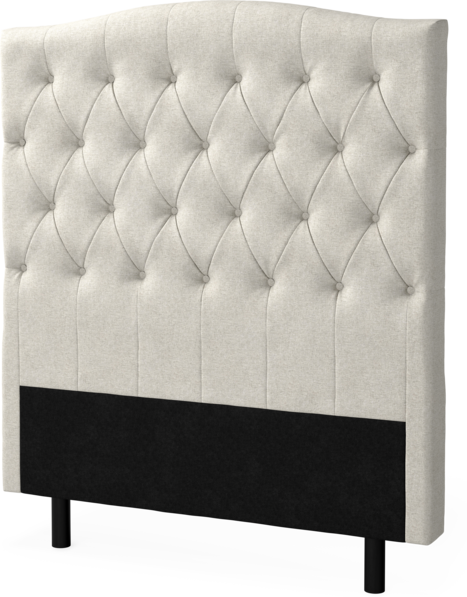 Delux Välvd - Sänggavel, 90-210 cm - Beige