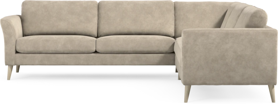 Bridge - Hörnsoffa, 3+3-sits - Beige