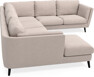 Madison - Hörnsoffa med schäslong vänster - Beige