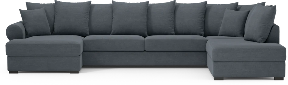 Town - 3-sits soffa med divan höger och schäslong vänster - Blå