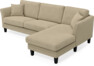 Eden - 2,5-sits soffa med schäslong - Beige