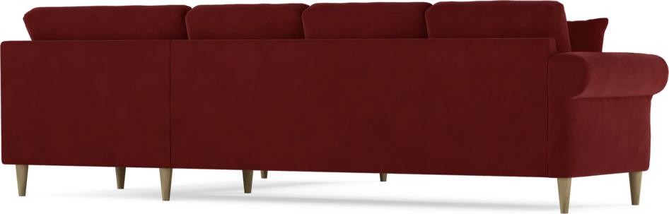 Eden - Hörnsoffa, 3+2-sits - Röd