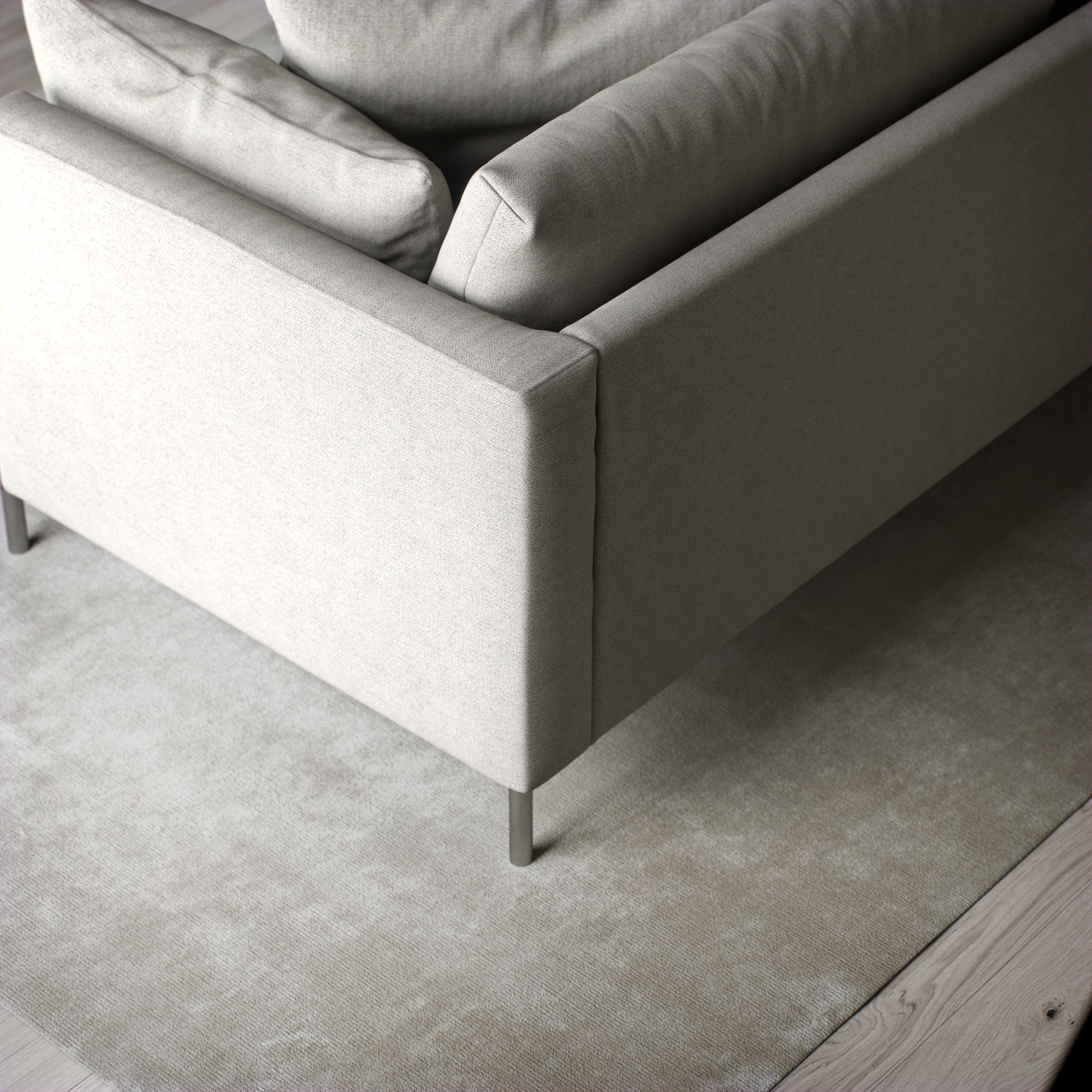 Harper - 3-sits soffa, hel dyna - inspiration