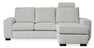Sit Down - 2-sits soffa med schäslong höger, C1-komfort - Grå