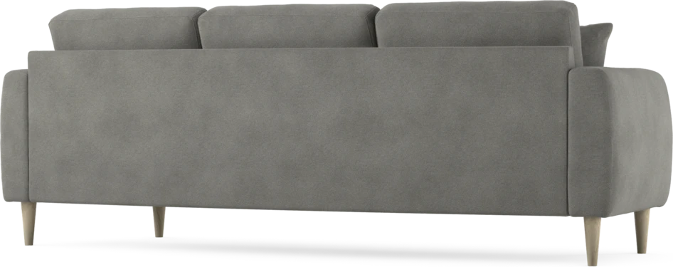 Eden - 3-sits soffa svängd - Grå