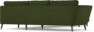 Madison Lux - Hörnsoffa med schäslong höger - Grön