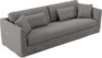 Willow - 4-sits soffa, hel dyna, med kappa - Grå