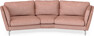 Madison - 3-sits soffa svängd, 90 cm - Röd