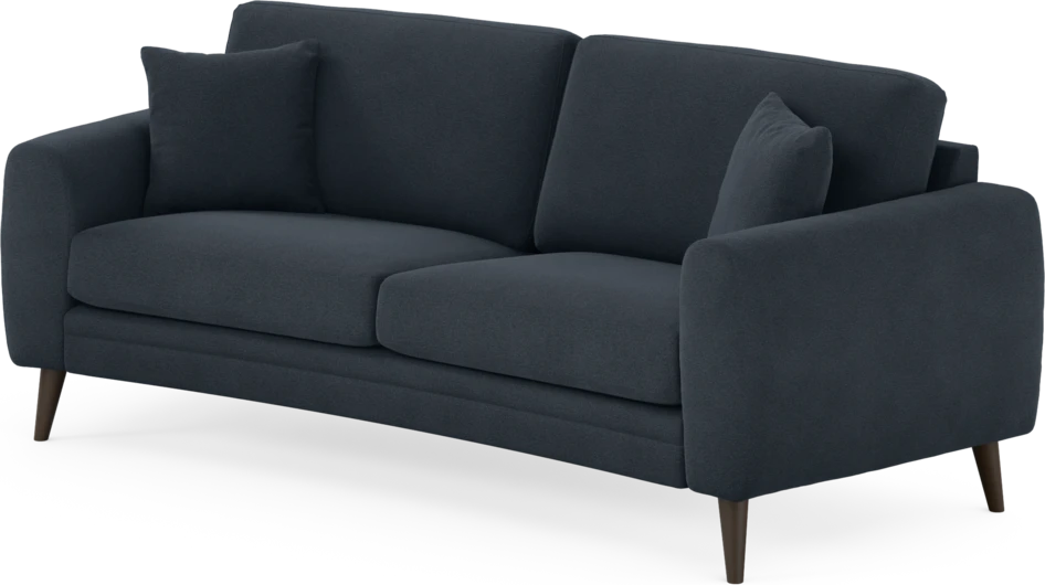 Eden - 2,5-sits soffa svängd - Blå