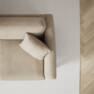 Eden - 2-sits soffa med schäslong - Beige