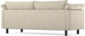 Cherrie - 2,5-sits soffa, hel dyna, fast klädsel - Beige