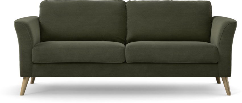 Bridge - 3-sits soffa - Grön