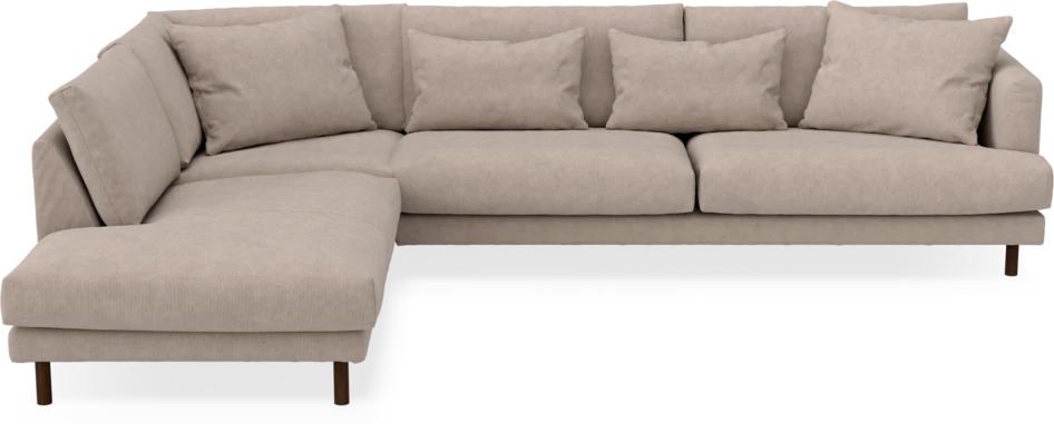 Harper - 3-sits soffa med divan vänster - Beige