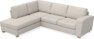 Friday - 2,5-sits soffa med divan vänster - Grå