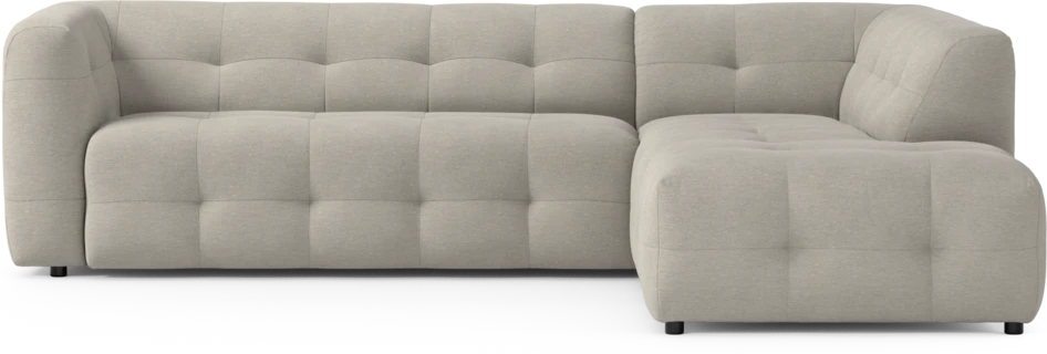 Bella - 3-sits soffa med divan höger - Grå