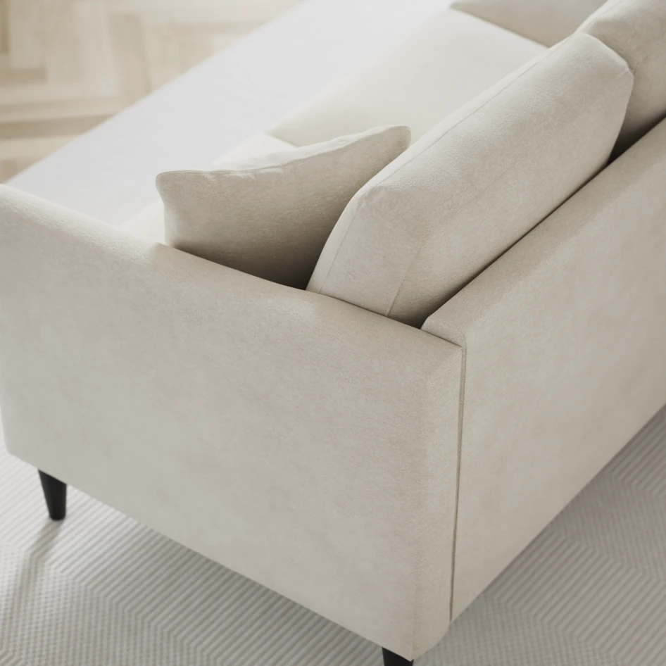 Eden - Hörnsoffa, 1+3-sits - Vit