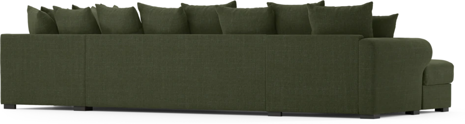Town - 3-sits soffa med divan höger och schäslong vänster - Grön