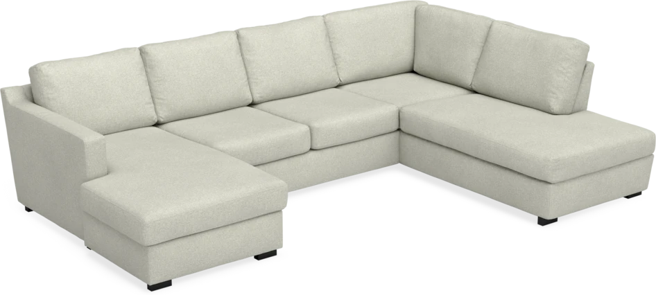 Friday - 3-sits soffa med schäslong vänster och divan höger - Beige