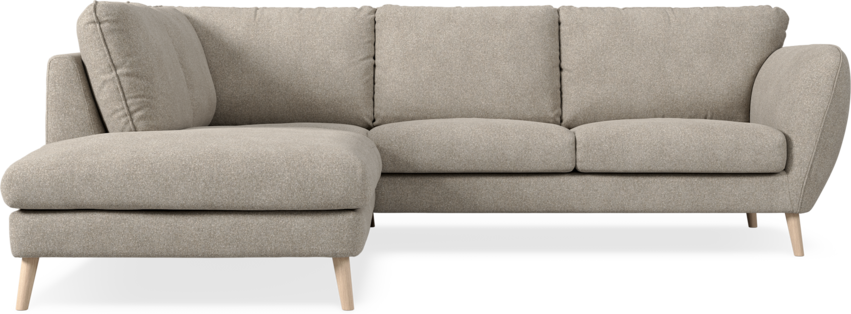 Madison Lux - 2-sits soffa med divan vänster - Vit
