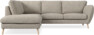Madison Lux - 2-sits soffa med divan vänster - Vit