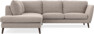 Madison - 2-sits soffa med divan vänster - Beige