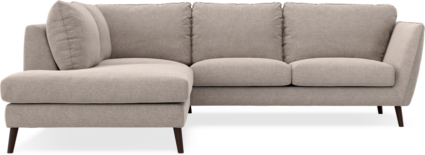 Madison - 2-sits soffa med divan vänster - Beige