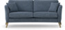 Eden - 2,5-sits soffa svängd - Blå