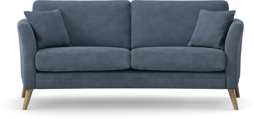 Eden - 2,5-sits soffa svängd - Blå