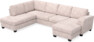 Friday - 3-sits soffa med divan vänster och schäslong höger - Rosa