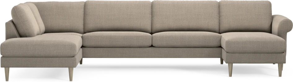 Bridge - 3-sits soffa med divan vänster och schäslong höger - Beige