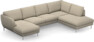Madison Lux - 2-sits soffa med schäslong vänster och divan höger - Beige