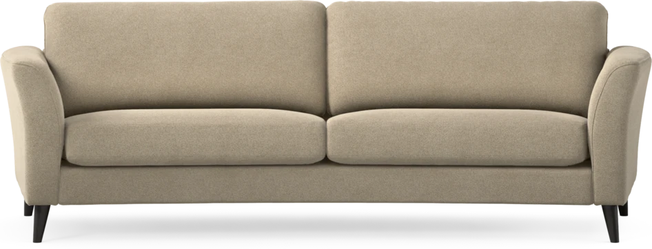 Bridge - 3-sits soffa svängd - Beige