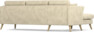Eden - 2,5-sits soffa med schäslong - Beige