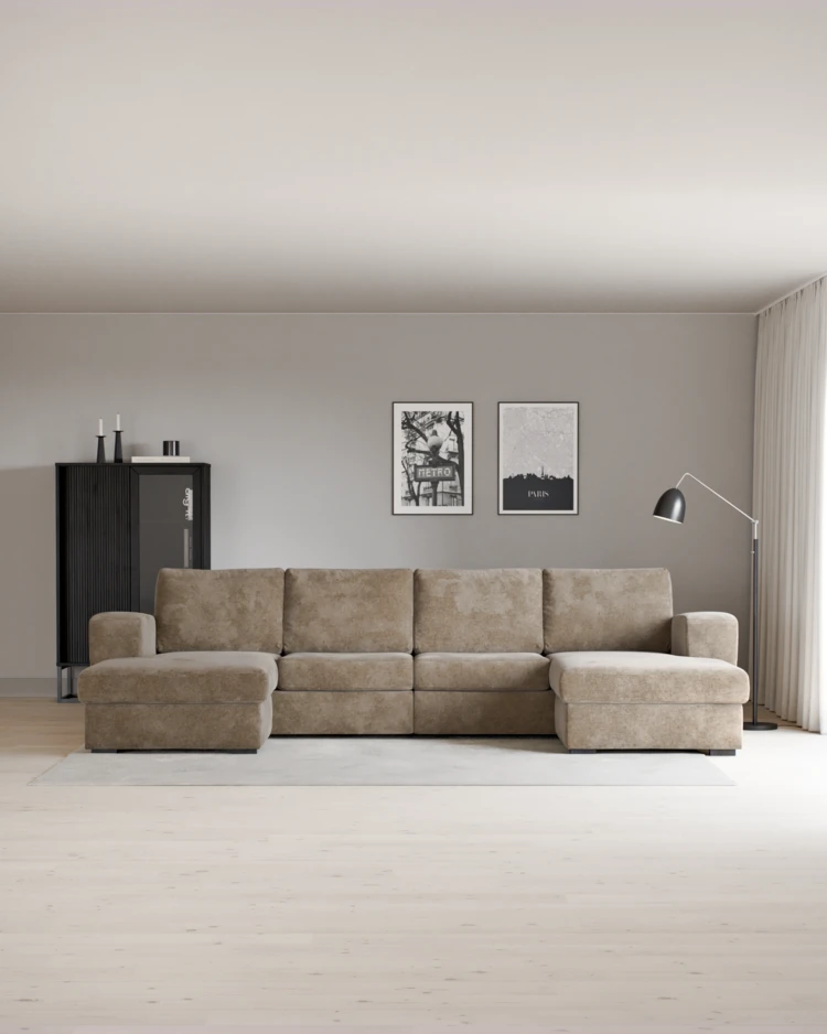 Friday - 2-sits soffa med två schäslonger - inspiration