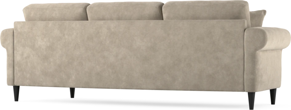 Eden - 3-sits soffa svängd - Beige