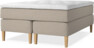 Delux Dream - Kontinentalsäng, dubbelsäng med bäddmadrass - Beige