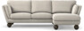 Madison - 2-sits soffa med schäslong höger - Beige