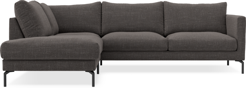 Impression Delux - 3-sits soffa med divan vänster - Grå
