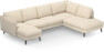 Madison Lux - 2-sits soffa med schäslong vänster och divan höger - Beige