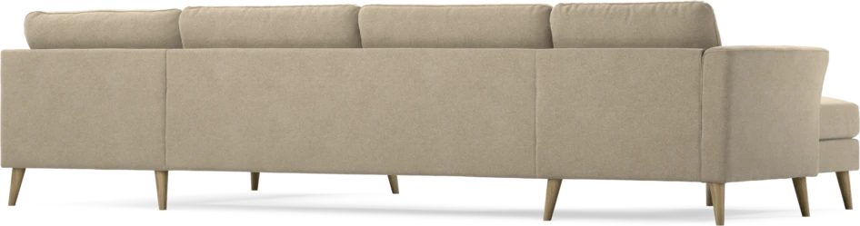 Bridge - 3-sits soffa med schäslong vänster och divan höger - Beige