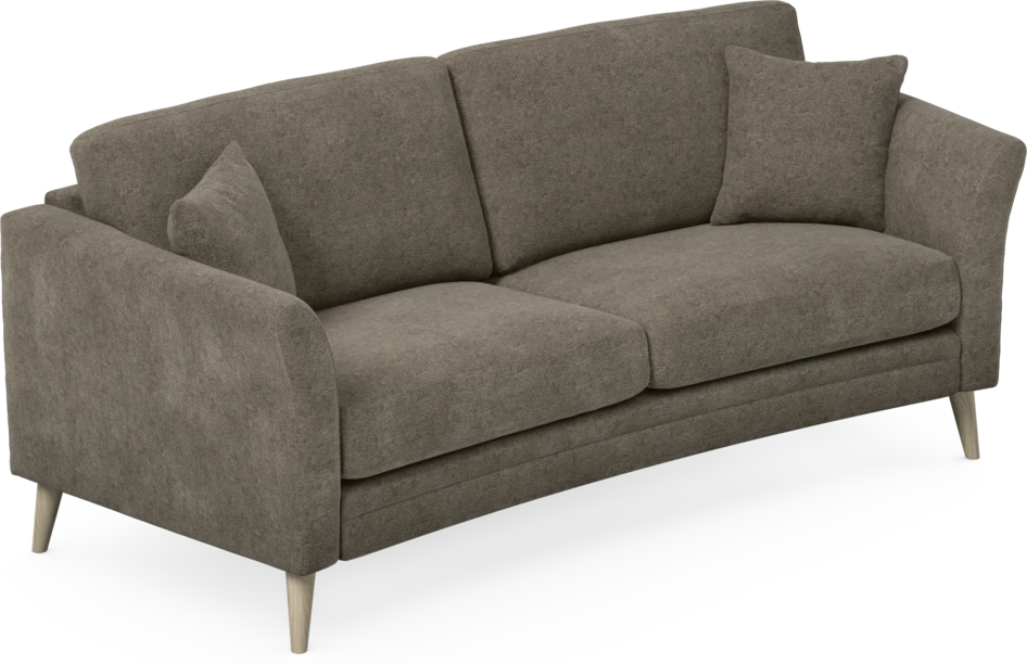 Eden - 2,5-sits soffa svängd - Brun
