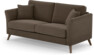 Eden - 2,5-sits soffa - Brun