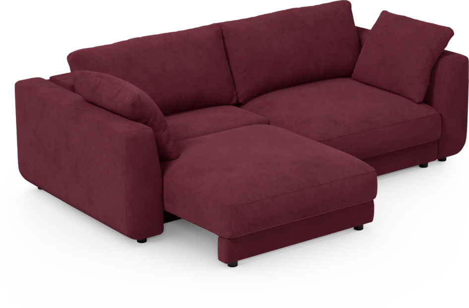 Amie - Bäddsoffa 3-sits - Röd