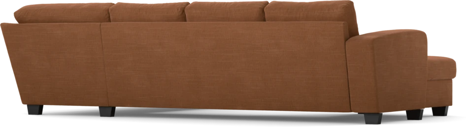 Friday - 3-sits soffa med schäslong vänster och divan höger - Orange