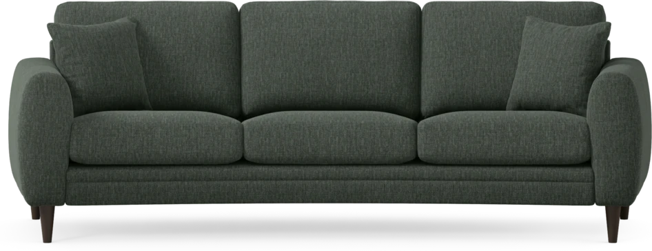 Eden - 3-sits soffa svängd - Grön