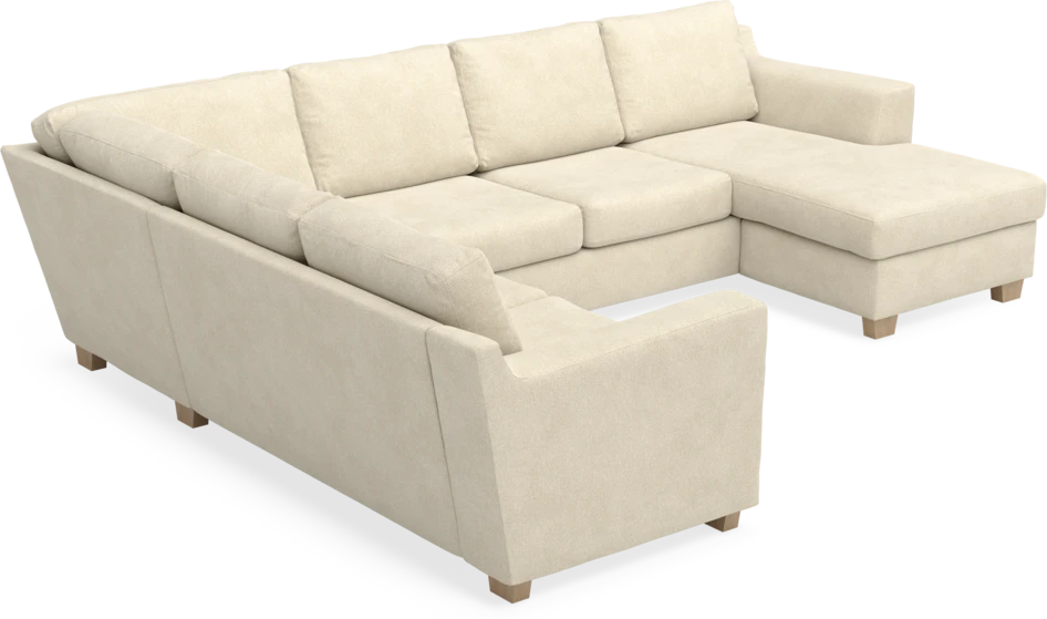 Friday - Hörnsoffa, 2+3-sits med schäslong höger - Beige