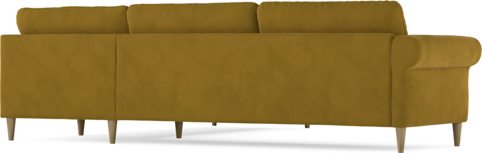 Bridge - Hörnsoffa, 3+2-sits - Gul