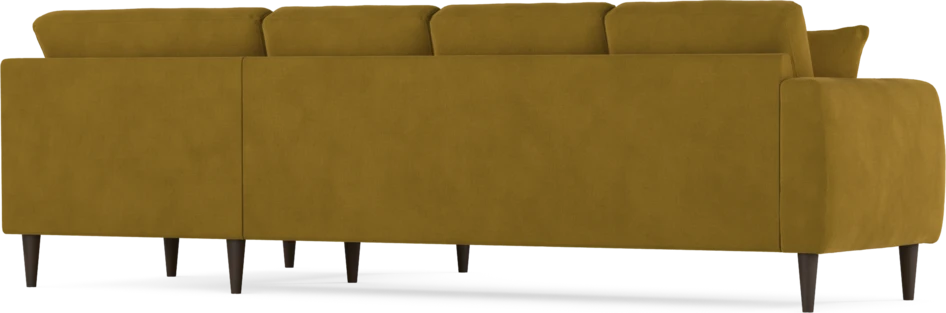 Eden - Hörnsoffa, 3+1-sits - Gul