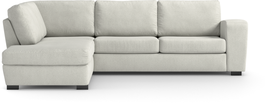 Friday - 2,5-sits soffa med divan vänster - Vit